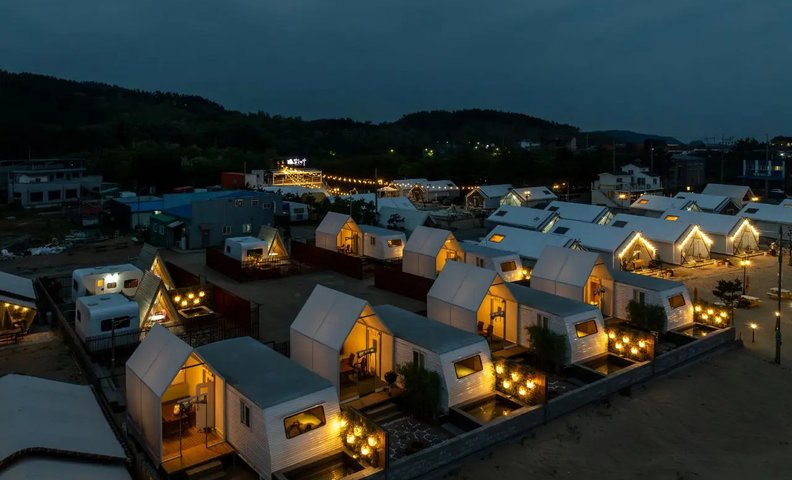 태안 학암포 물결카라반캠핑장