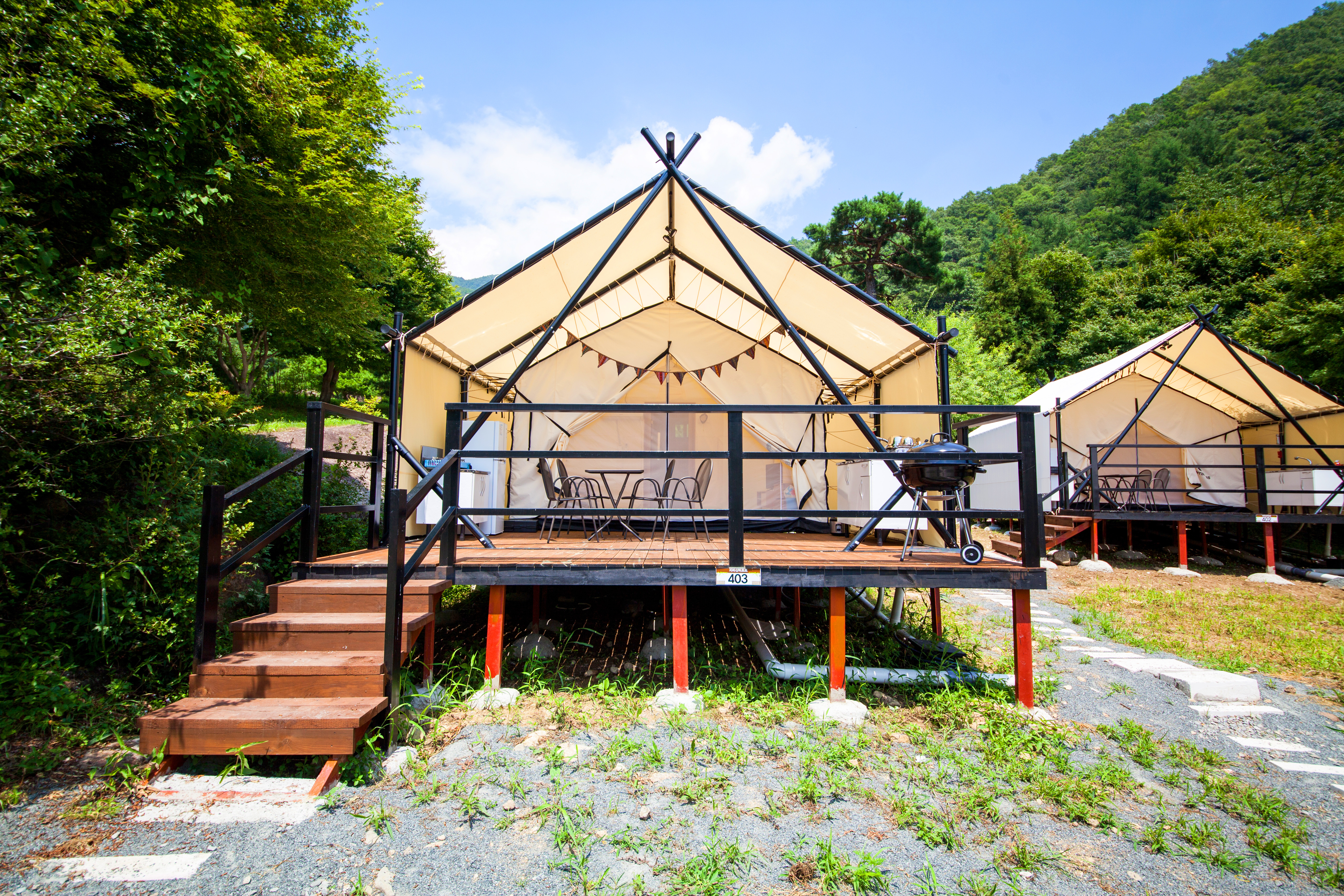 산청 지리산리조트 글램핑 / 