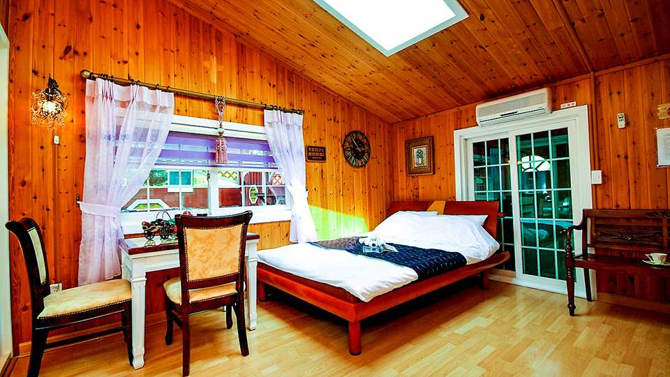 홍천 통나무 펜션 /