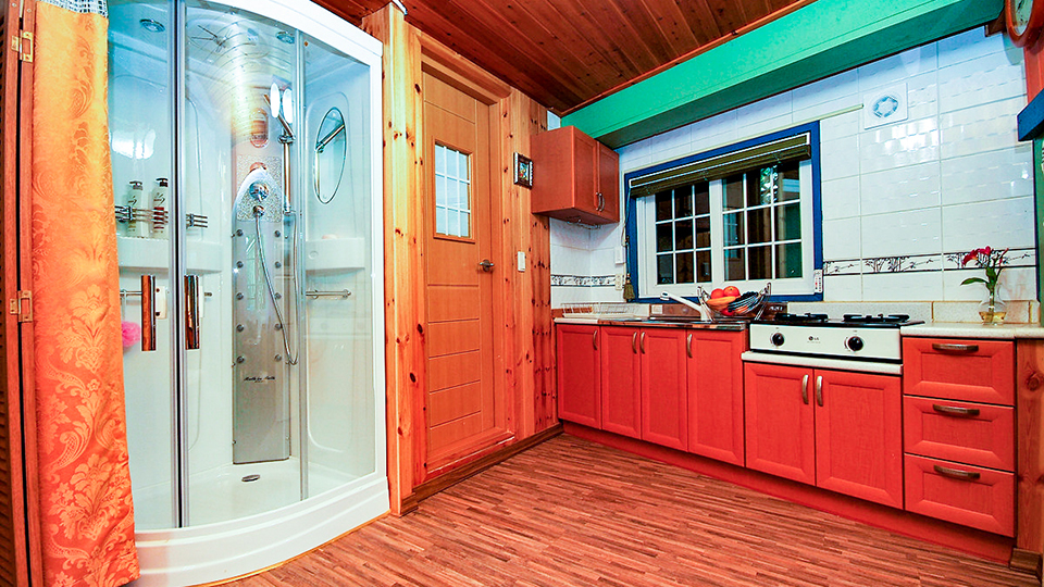 홍천 통나무 펜션 /