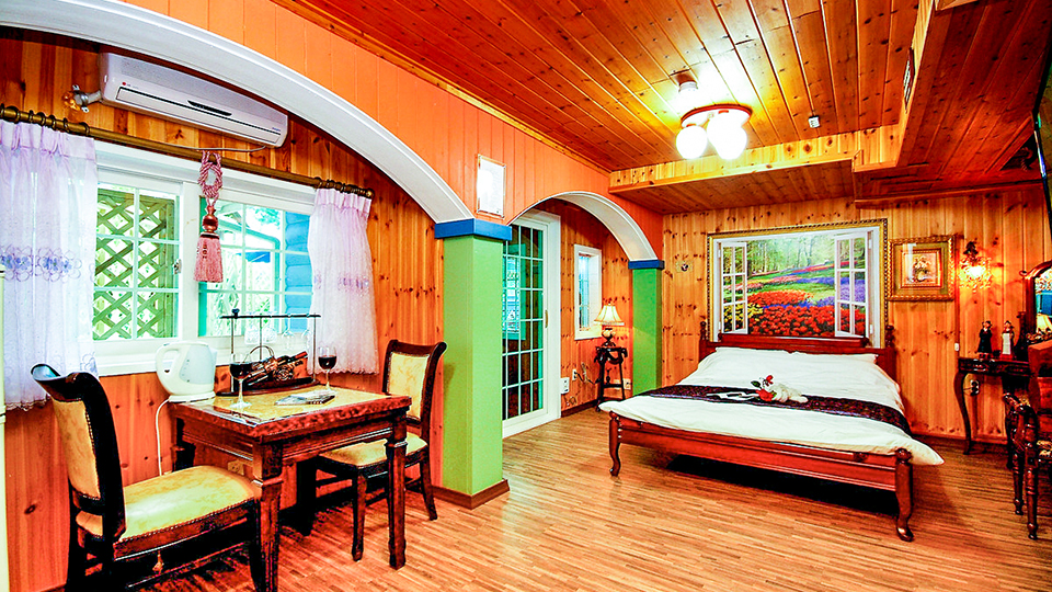 홍천 통나무 펜션 /