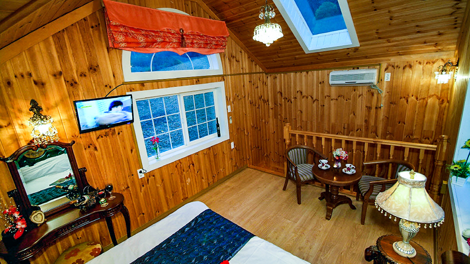 홍천 통나무 펜션 /