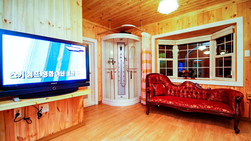 홍천 통나무 펜션 /
