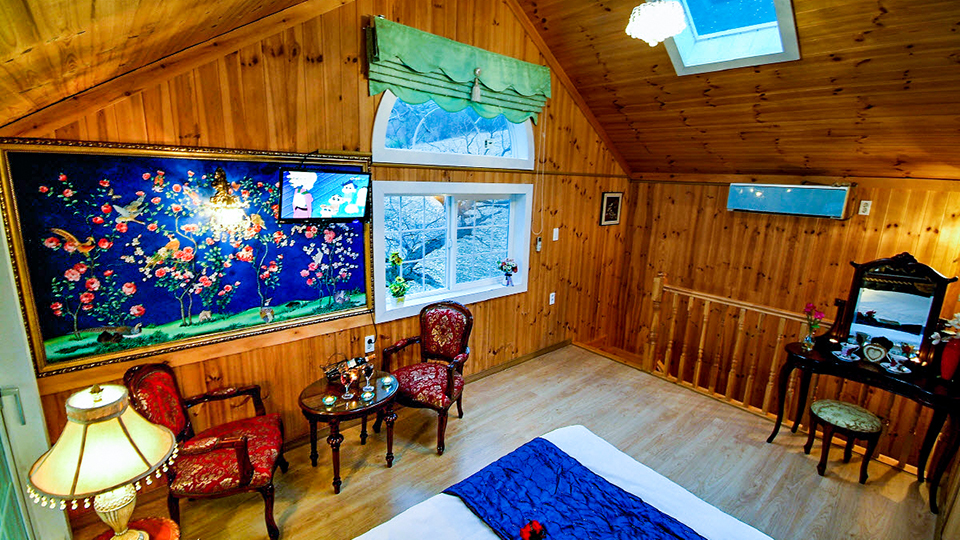 홍천 통나무 펜션 /