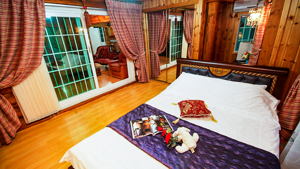 홍천 통나무 펜션 /