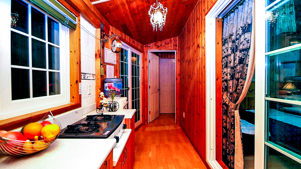 홍천 통나무 펜션 /