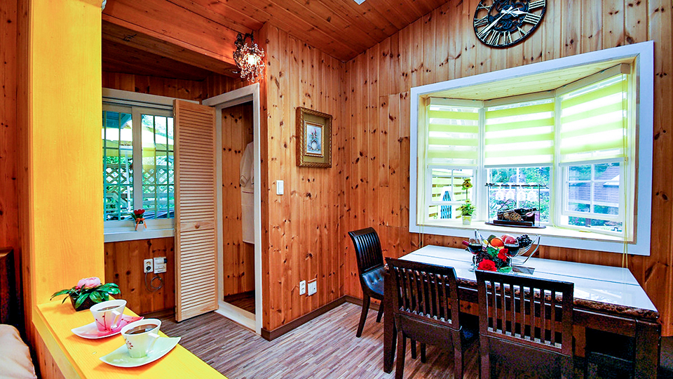 홍천 통나무 펜션 /