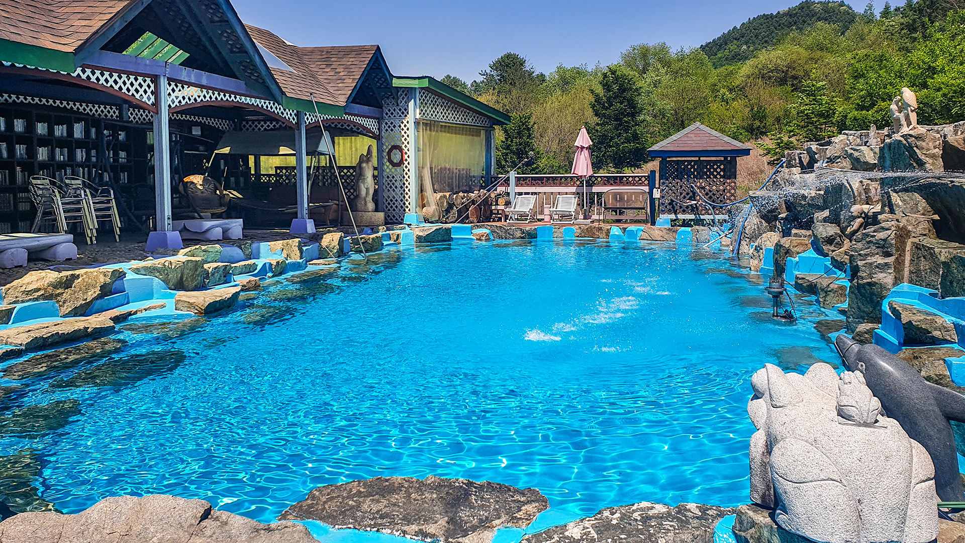 홍천 통나무 펜션 /