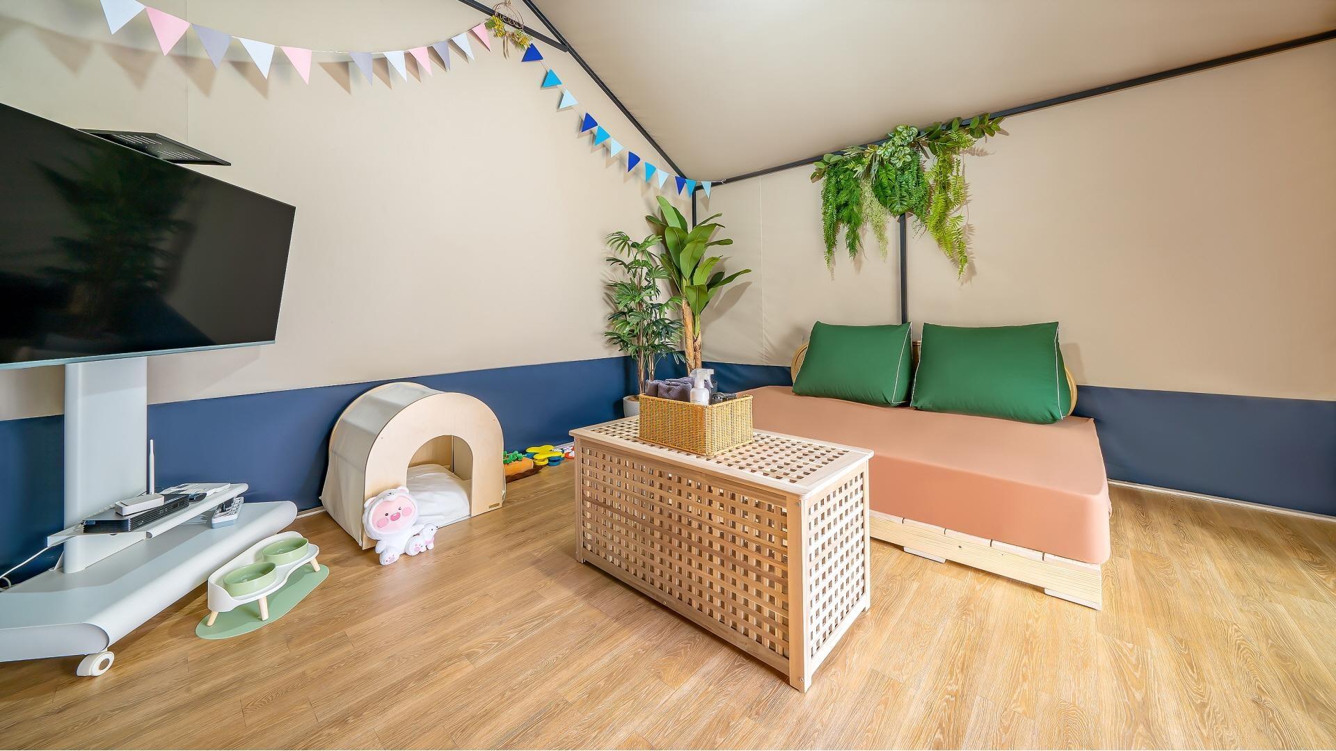 가평 또바기 애견 동반 스파 글램핑 카라반 펜션 / 