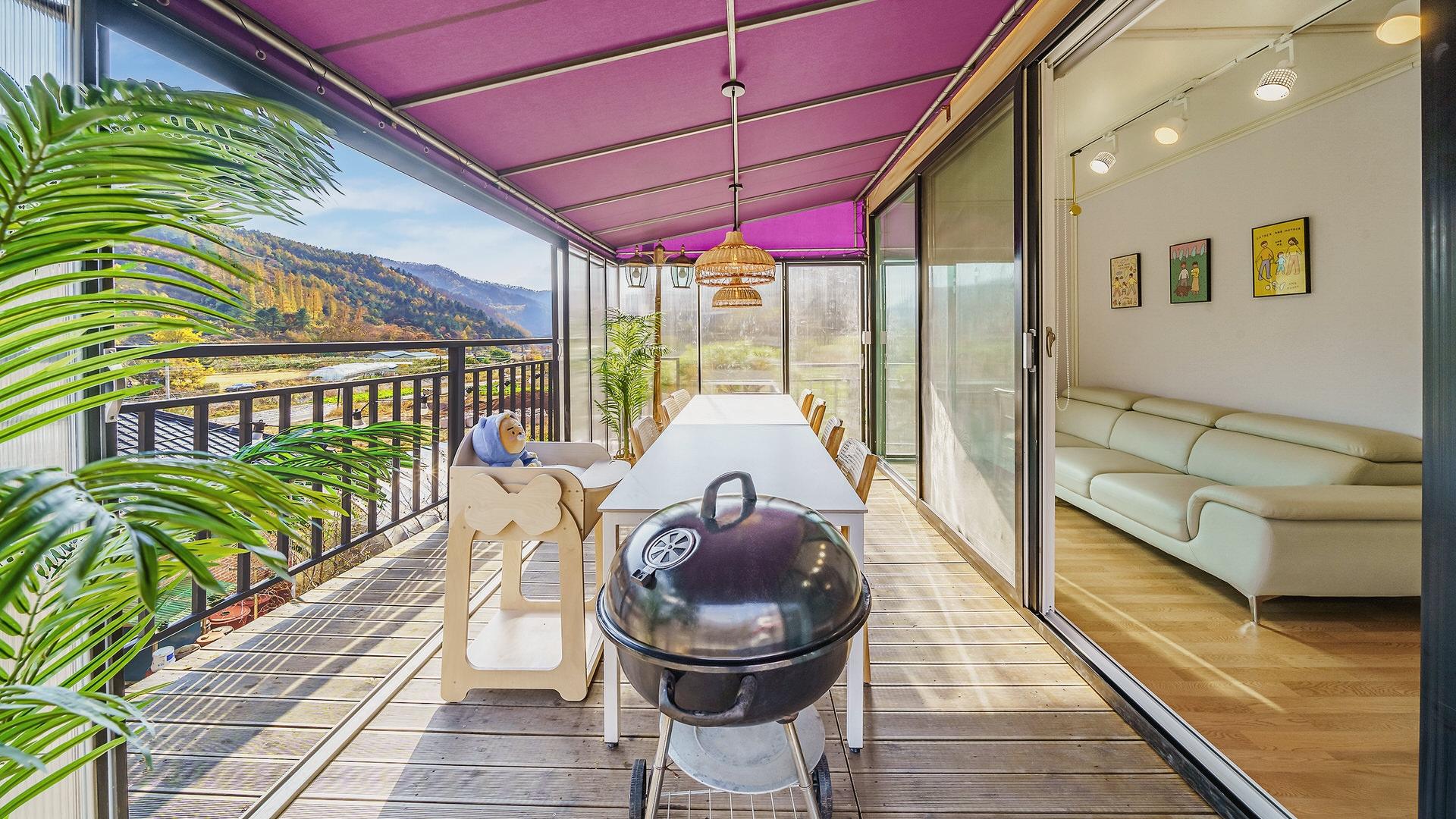 가평 또바기 애견 동반 스파 글램핑 카라반 펜션 / 